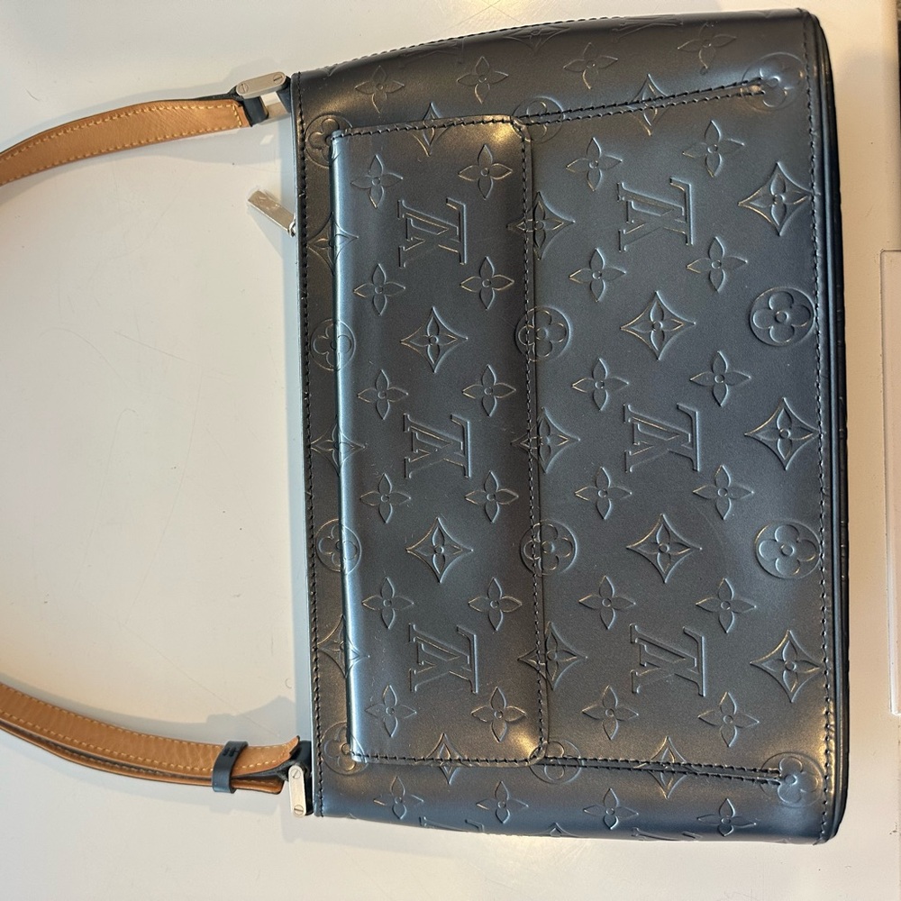 Louis Vuitton Allston Monogram Mat Leather Shoudler Bag